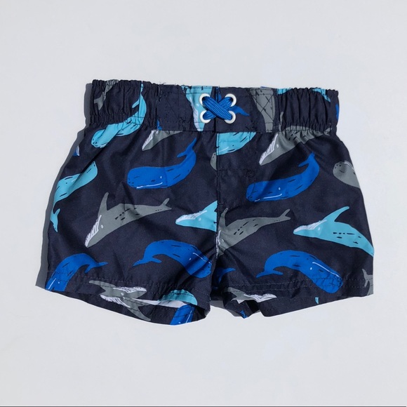 Cat & Jack Other - Baby Boys’ Whales Swim Trunks *